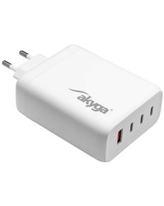 TRX USB Nabíječka AK-CH-24 USB-A + 3x USB-C PD 5-28V / max. 5A 140W Quick Charge 3.0 GaN