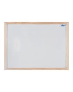AVELI Magnetická tabule 90x60, dřevěný rám 