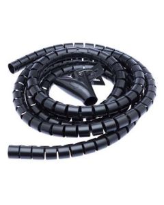 CONNECT IT trubice pro vedení kabelů WINDER, 2,5m x 20mm, černá