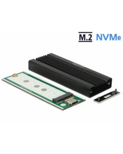 Delock Externí pouzdro pro M.2 NVMe PCIe SSD se SuperSpeed USB 10 Gbps (USB 3.1 Gen 2) USB Type-C™ samice