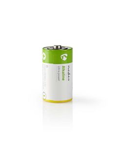 Nedis BAAKLR202BL - Alkalická Baterie D | 1.5 V | 2 kusů | Blistr