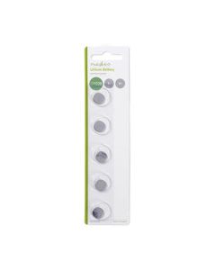 Nedis BALCR12205BL - Lithiová Knoflíková Baterie CR1220 | 3 V | 5 kusů | Blistr