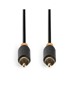 Nedis CABW24170AT20 - Digitální Audio kabel | RCA Zástrčka - RCA Zástrčka | 2 m | Antracit