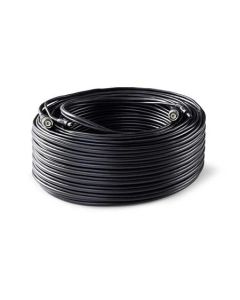 Nedis CCTVCA10BK500 - CCTV Bezpečnostní Kabel BNC / DC | RG59 | 50 m | předem sestavené konektory
