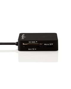 Nedis CRDRU2300BK - Čtečka karet | Více karet | USB 2.0