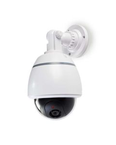 Nedis DUMCD50WT - Atrapa Bezpečnostní Kamery | Kamera s kopulovým krytem | IP44 | Bílá barva