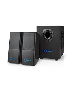 Nedis GSPR10021BK - Herní Reproduktory | 2.1 | Napájení USB | Jack 3,5 mm | RMS 11 W