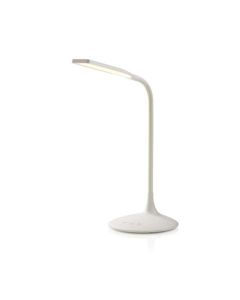 Nedis LTLG3M1WT2 - Stmívatelná LED Stolní Lampa | Dotykové ovládání | 3 režimy svícení | Nabíjecí baterie | 250 lm