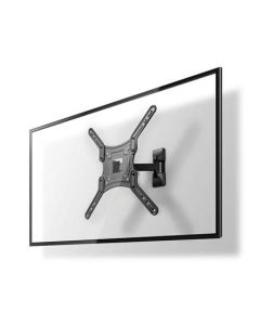 Nedis TVWM1430BK - Full Motion Nástěnný Držák TV | 23–55" | Max. 30 kg | 2 Otočné Body