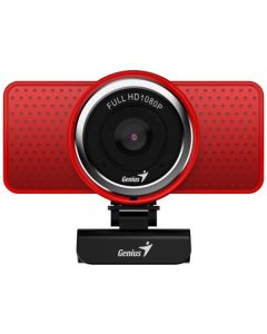 GENIUS webová kamera ECam 8000/ červená/ Full HD 1080P/ USB2.0/ mikrofon