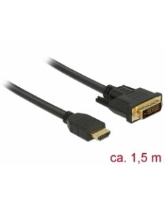 Delock Kabel HDMI na DVI 24+1 obousměrný 3 m