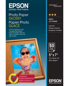 EPSON paper 13x18 - 200g/m2 - 50sheets - photo paper glossy