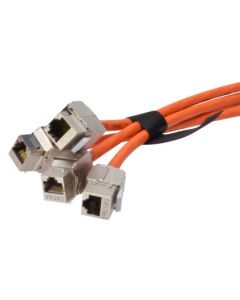DIGITUS Páska na suchý zip, šířka 20 mm pro strukturovanou kabeláž, role 10 m, barva černá