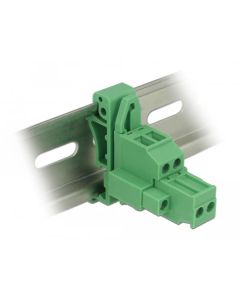 Delock Keystone redukce pro montáž na DIN lištu, stíněný