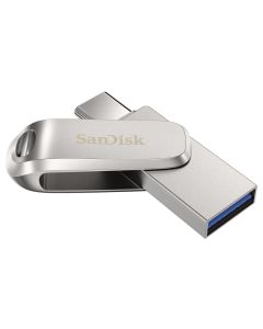 SanDisk Ultra Dual Drive Luxe USB-C 512GB / USB 3.0 Typ-C /  USB 3.0 Typ-A / stříbrný