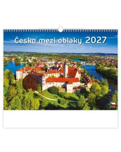 Nástěnný kalendář 2027 Česko mezi oblaky