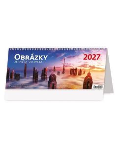 Stolní kalendář 2027 Obrázky ze světa