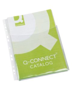 Euroobaly na katalogy Q-Connect -A4,PVC,180mic,5ks