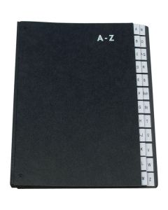 Třídicí kniha Q-Connect, A4, A-Z, černá