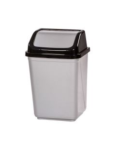 Odpadkový koš Q-Connect - 5 l, stříbrný