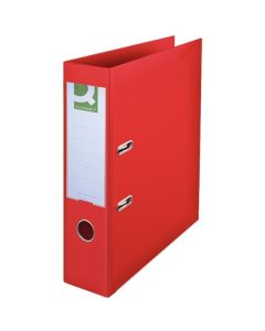 Pák.pořadač Q-C - A4, celoplast, 7,5 cm, červený