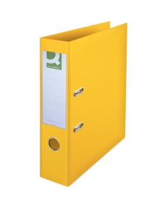 Pák.pořadač Q-C - A4, celoplast, 7,5 cm, žlutý