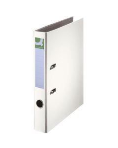 Pák.pořadač Q-Connect - A4, poloplastový, 5cm,bílý