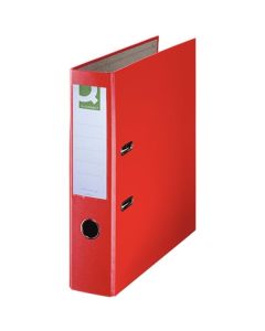 Pák.pořadač Q-C - A4, poloplast, 7,5 cm, červený
