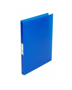 4krouž.pořadač Q-Connect - A4, 2,5 cm,transp.modré
