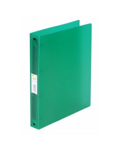 4krouž.pořadač Q-C - A4, 3,5 cm, transp.zelený