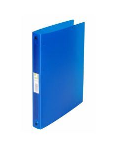 4krouž.pořadač Q-Connect - A4, 3,5 cm,transp.modrý