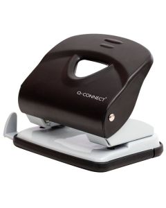 Děrovačka Q-Connect, 30 listů, černá