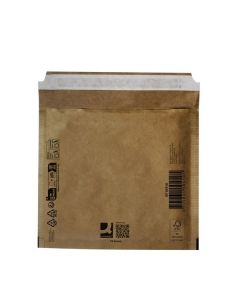 Bubl.obálky Q-C - na CD, 200 x 175 mm, hnědé 10 ks