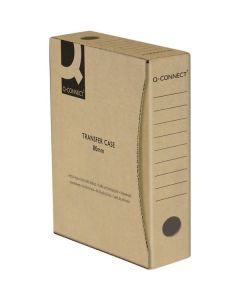 Archivační krabice Q-CONNECT - A4, 80mm, šedá