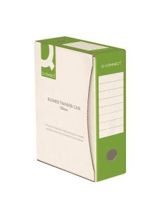 Archivační krabice Q-Connect,A4, bílozelená, 10 cm