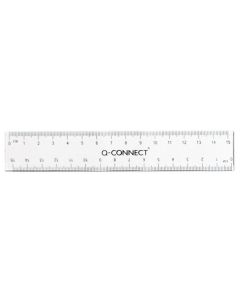 Plastové pravítko Q-Connect, 15 cm