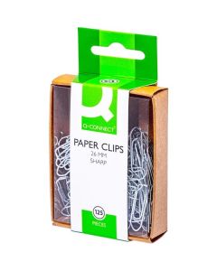 Kancelářské sponky Q-Connect 26,0 mm, pozinkované