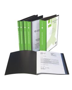 Katalogová kniha Q-Connect - A4,60 kapes,černá,1ks