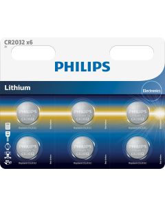 Philips baterie CR2032P6/01B - 6ks