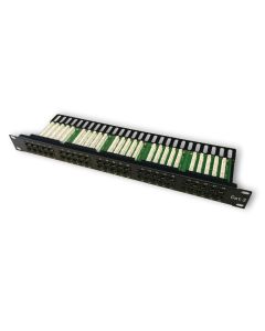DATACOM Patch panel ISDN 50p.1U Integrovaný  BLACK, 19"