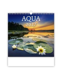 Nástěnný kalendář 2027 Aqua