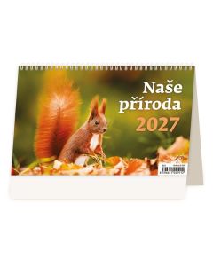 Stolní kalendář 2027 Naše příroda