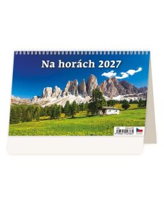 Stolní kalendář 2027 Na horách
