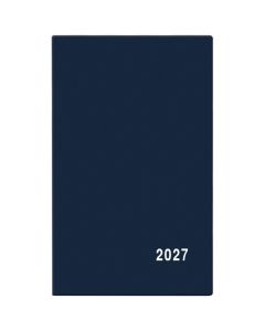 Týdenní diář 2027 PVC - modrý