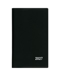 Týdenní diář 2027 PVC - černý