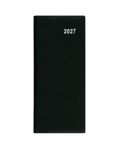 Měsíční diář 2027 PVC - černý