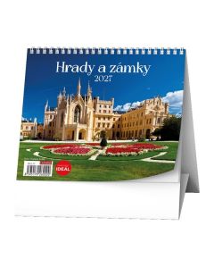 Stolní kalendář 2027 Hrady a zámky
