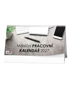 Stolní kalendář 2027 Měsíční pracovní
