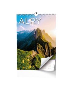 Nástěnný kalendář 2027 Alpy