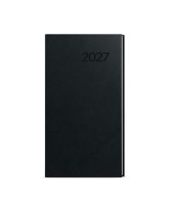 Týdenní kapesní diář 2027 Vivella - černý